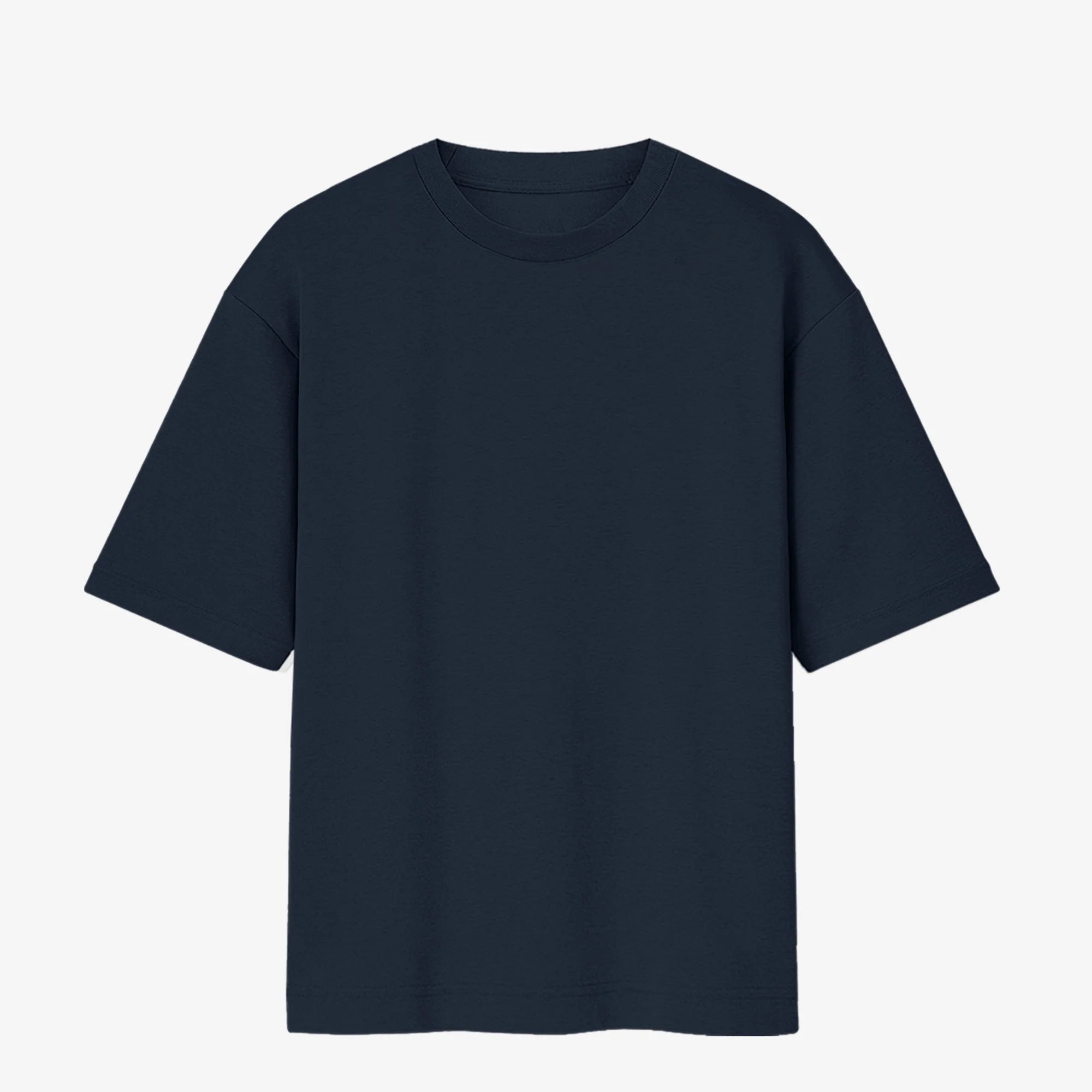 RoundNeck Oversized Cotton Plain T-shirt 180 GSM | Unisex Casual Tee – Homiehood