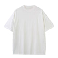 White French Terry oversized plain Tshirt